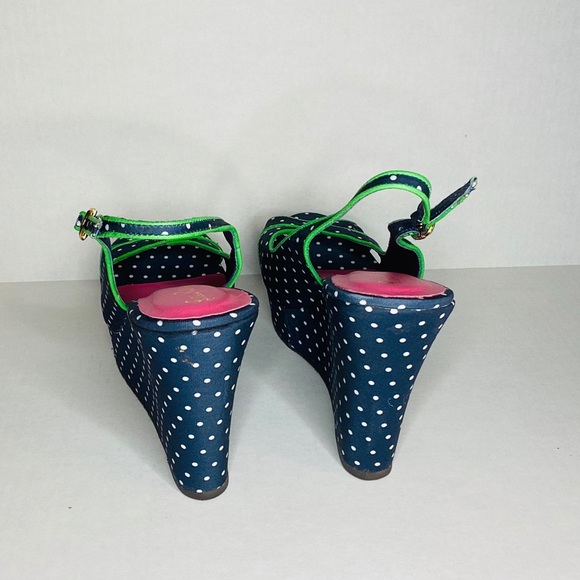 Lilly Pulitzer Picture Perfect Espadrille blue dot - Picture 6 of 14